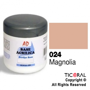 BASE ACRILICA AD 024 MAGNOLIA 200ML X 3 UNIDADES